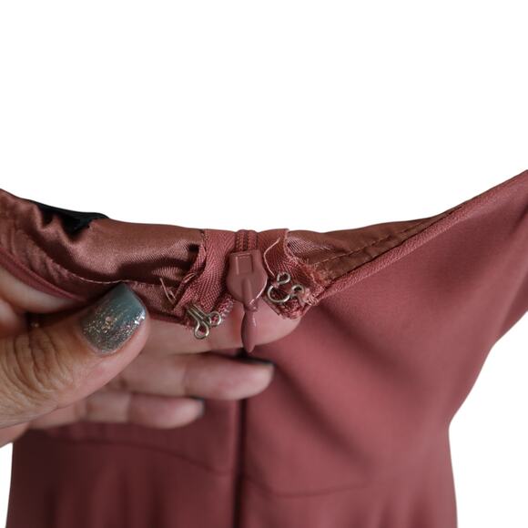 Lulu's Rust Maxi Dress - Picture 8 of 15